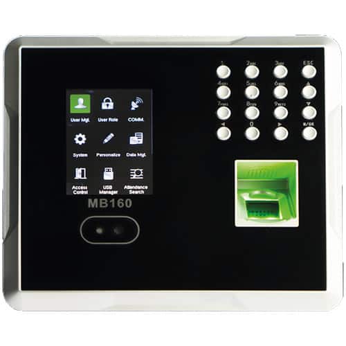 MB160 - Multi-Biometric Time Attendance Terminal with Access Control