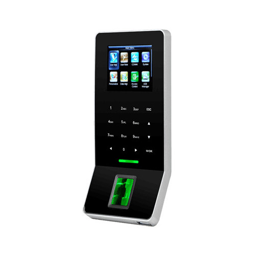 F22 - Black Ultra-thin Fingerprint Time Attendance and Access Control Device