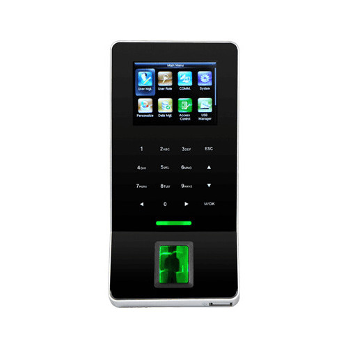 F22 - Black Ultra-thin Fingerprint Time Attendance and Access Control Terminal
