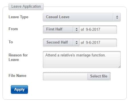 apply leave