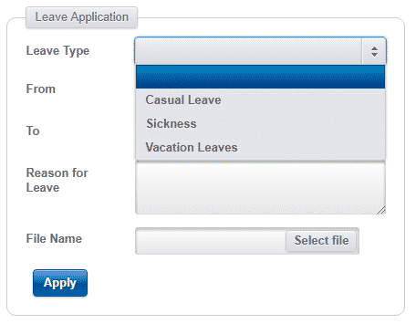 Leave Application