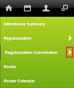 cancel attendance regularization