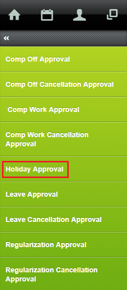 approve holiday
