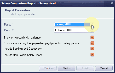 Salary Period