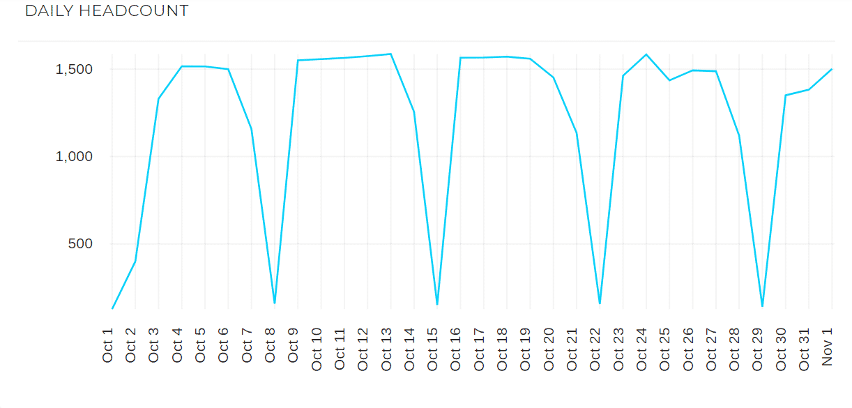 Daily Headcount