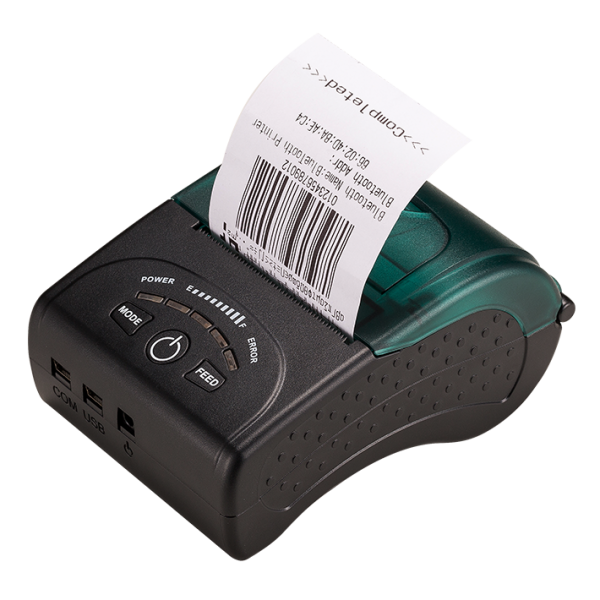 ZK5808 Portable Bluetooth Lightweight Thermal Printer Lenvica HRMS