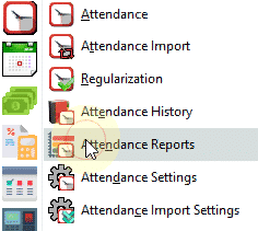 Report on Yearly Attendance Summary