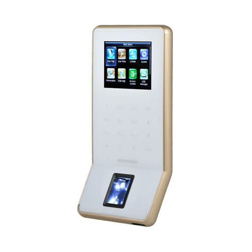 F22 - White Ultra-thin Fingerprint Time Attendance and Access Control Device