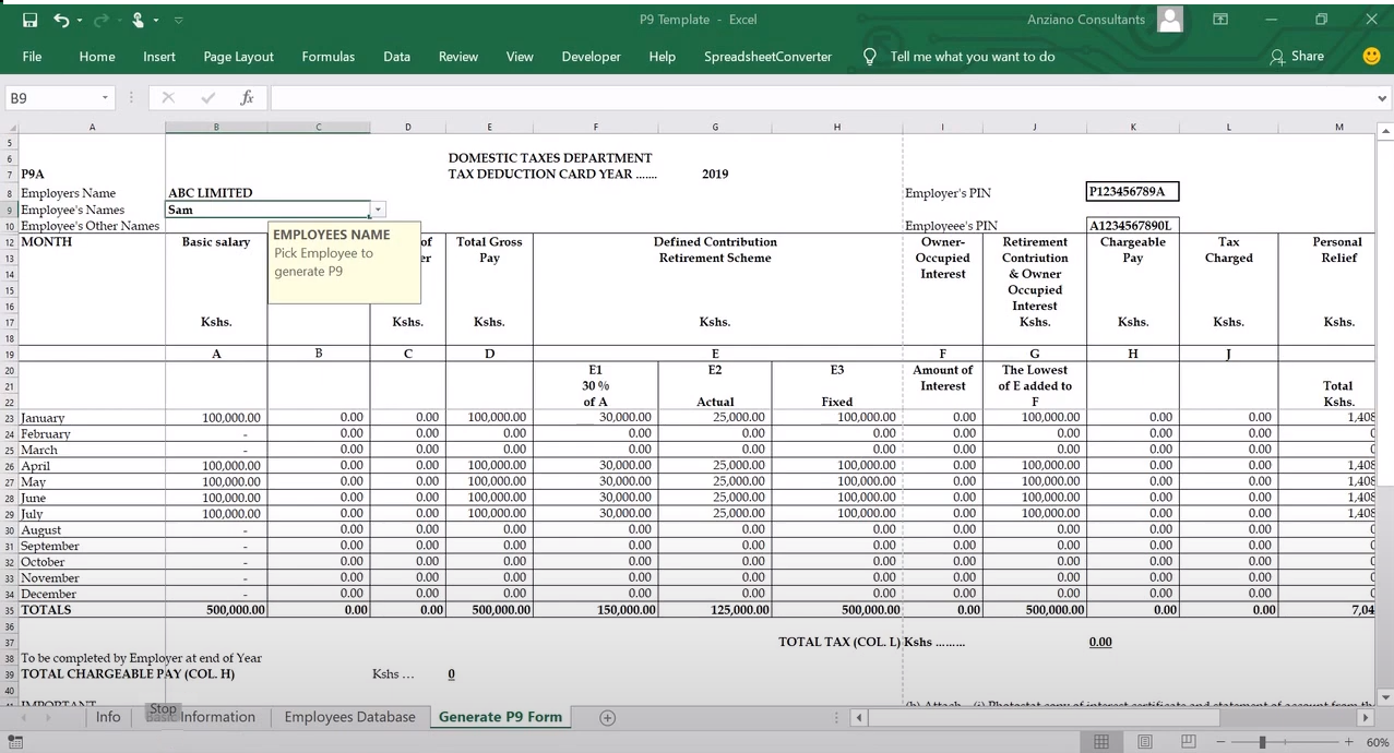 KRA_P9_Form