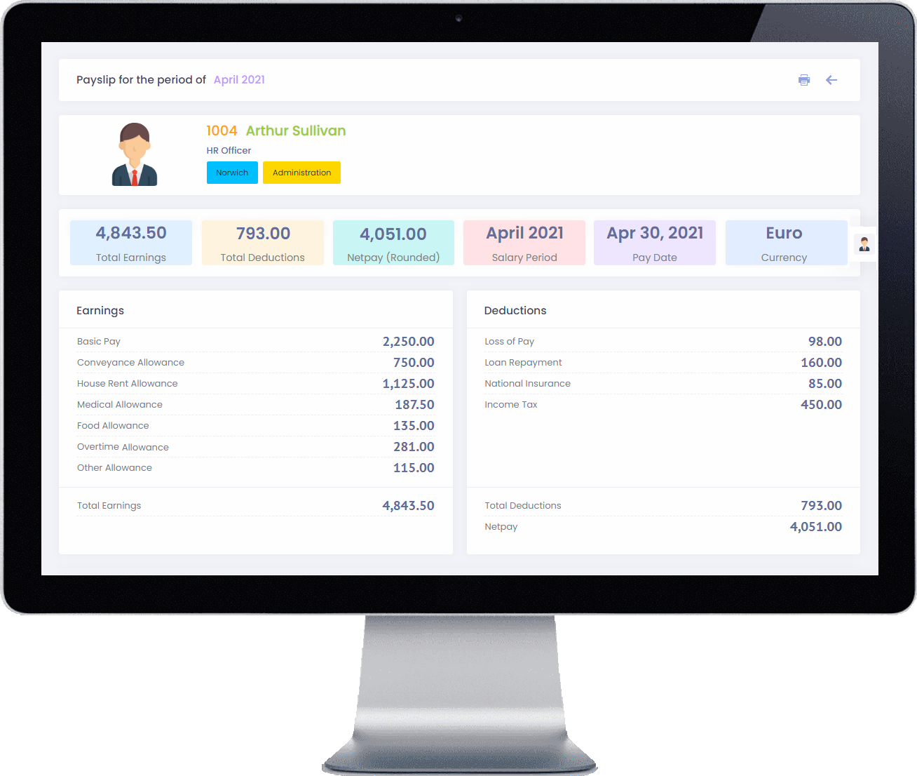 Automated Payroll Processing