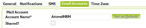 e-mail Account Name