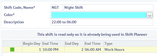 Overnight Shift Timings