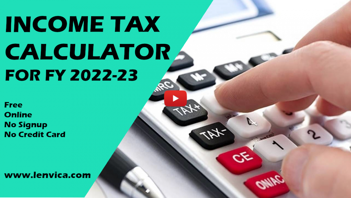 Tax Calculator for FY 202223 AY 202324 Lenvica HRMS