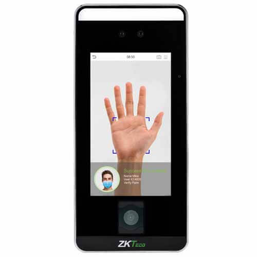SpeedFace V5L[QR] - Visible Light Facial and Palm Recognition Technology