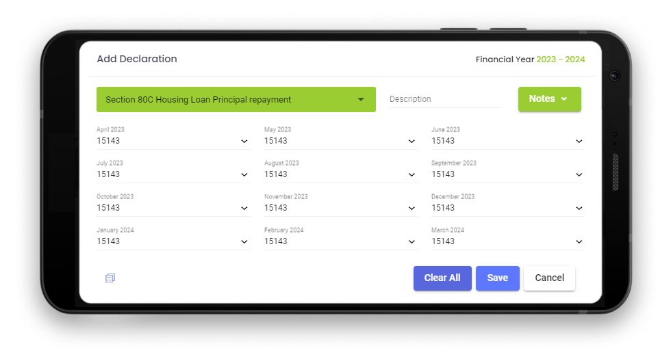 SBT2000S House Loan To Calculate Taxable Income