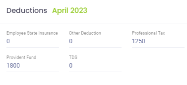 Income tax sidebar Salary Deduction for Calculate Taxable Income