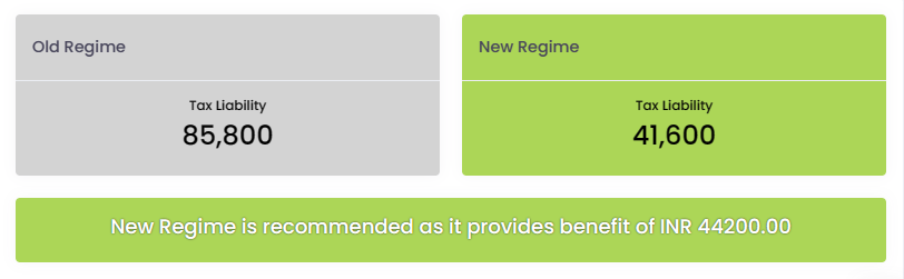 Save Income Tax Calculator