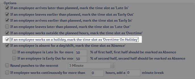 Increasing overtime rate with duration Overtime on Holiday